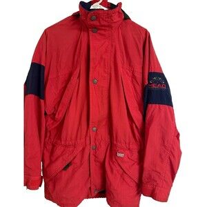 HEAD Vintage Color-block Ski Skiing Outdoor Jacket With Detach Hood Size S Small